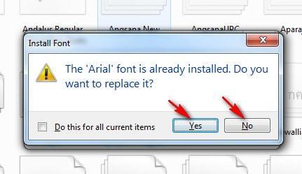 Copy toàn bộ Font bạn muốn cài vào thư mục Font