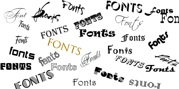 Nhiều font chữ