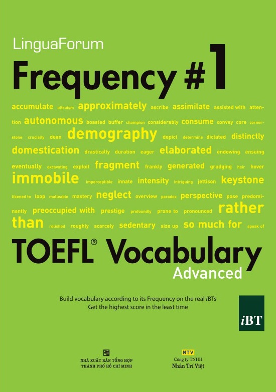 Sách Frequency 1 TOEFL Vocabulary Advanced