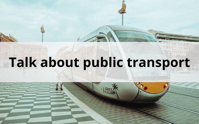 talk about public transport