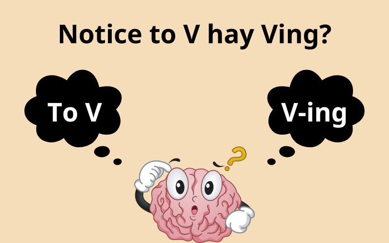 Notice to V hay Ving?