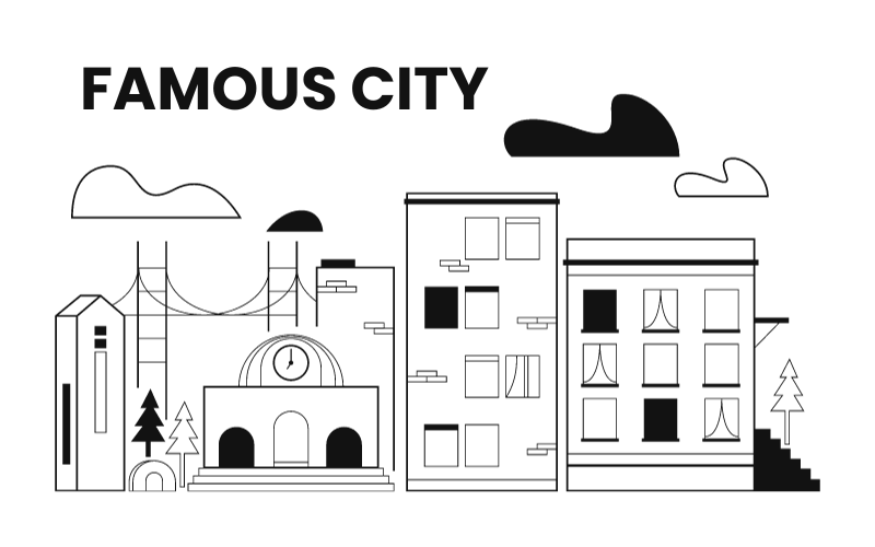 Describe a famous city that you think is interesting