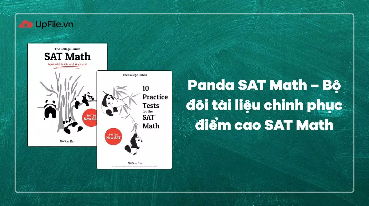 Panda SAT Math – Bộ đôi tài liệu chinh phục điểm cao SAT Math