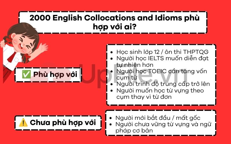 2000 English Collocations and Idioms phù hợp với ai