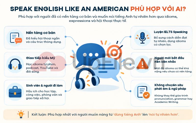 Speak English Like An American phù hợp với ai?