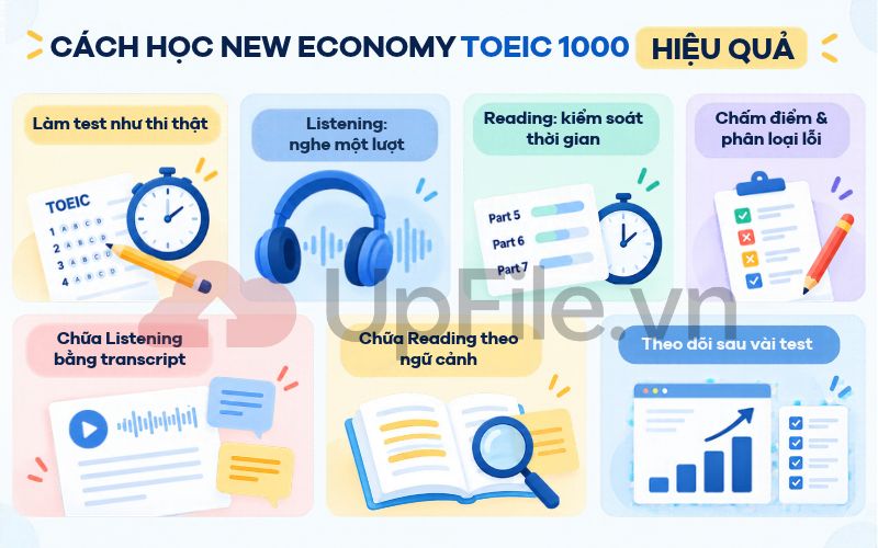 Cách học New Economy TOEIC 1000 hiệu quả