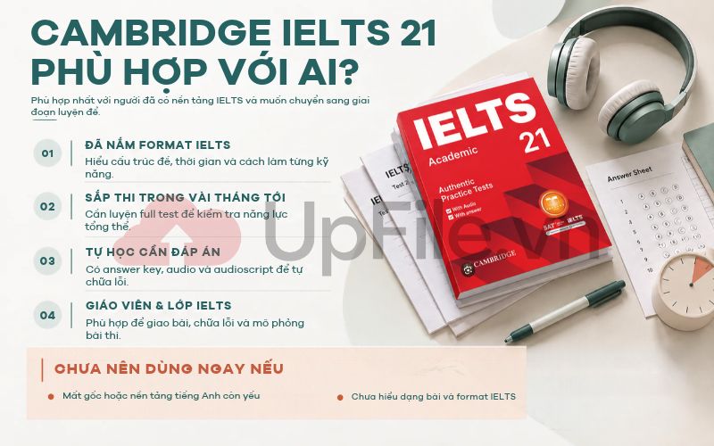 Cambridge IELTS 21 phù hợp với ai