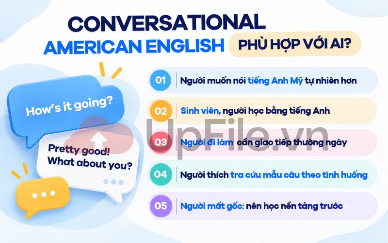 Conversational American English phù hợp với ai?