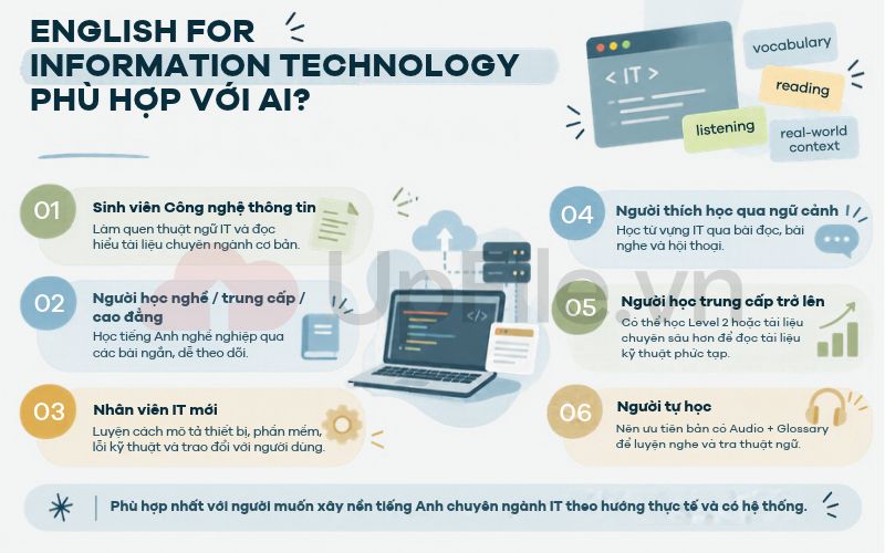 English for Information Technology phù hợp với ai?