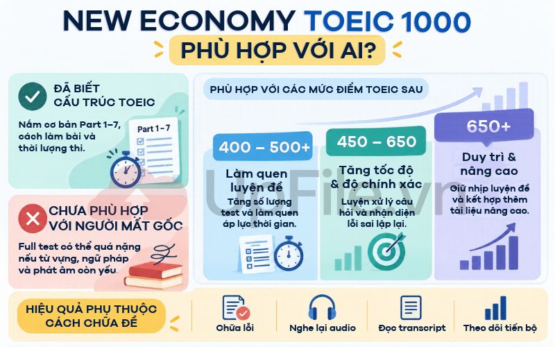 New Economy TOEIC 1000 phù hợp với ai