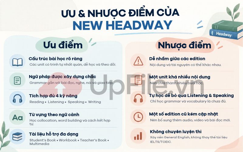 Ưu và nhược điểm của New Headway